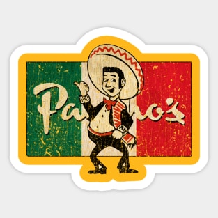 Pancho's All You Can Eat 1958 Sticker